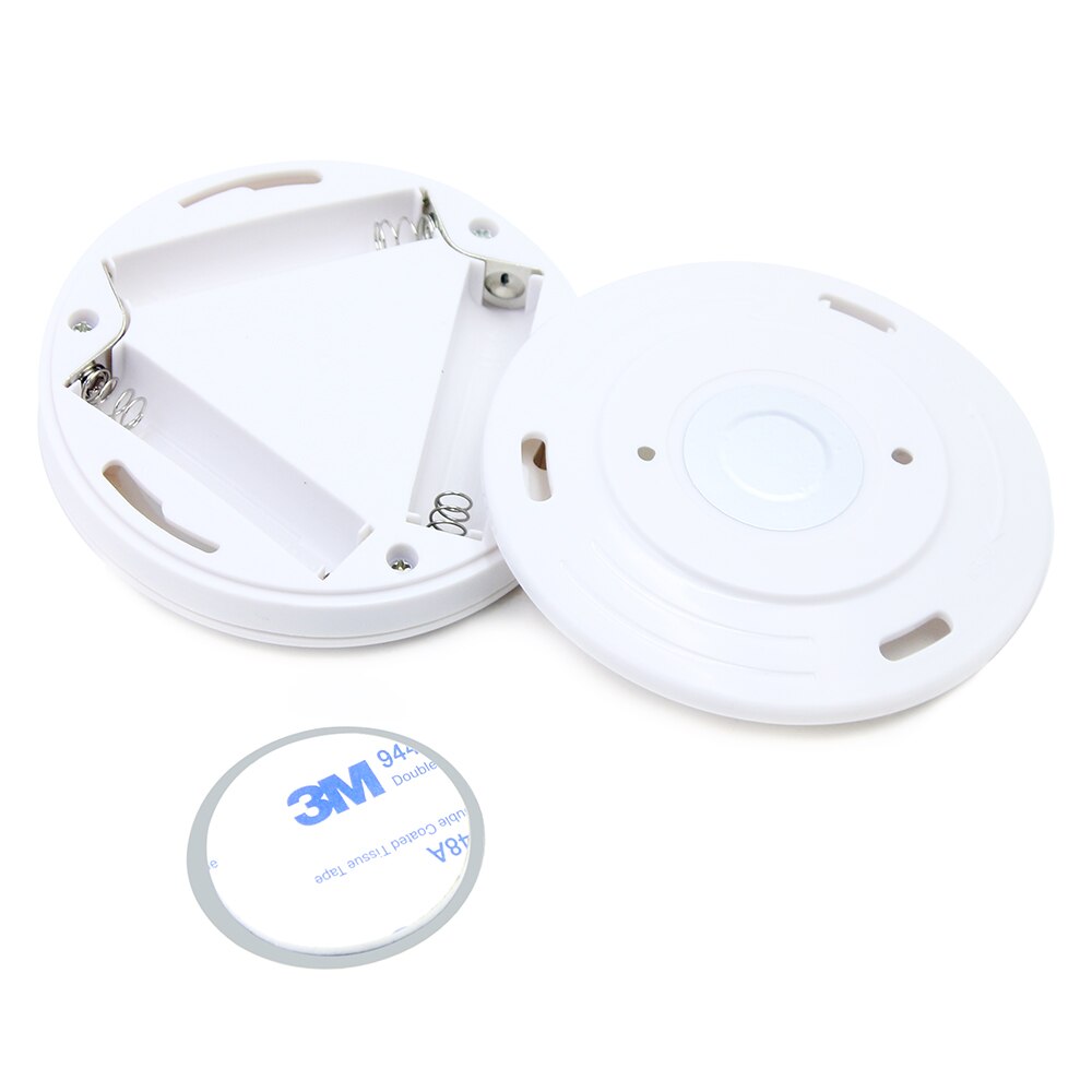LED Night Light PIR Infrared Motion Sensor AAA Magnetic Round
