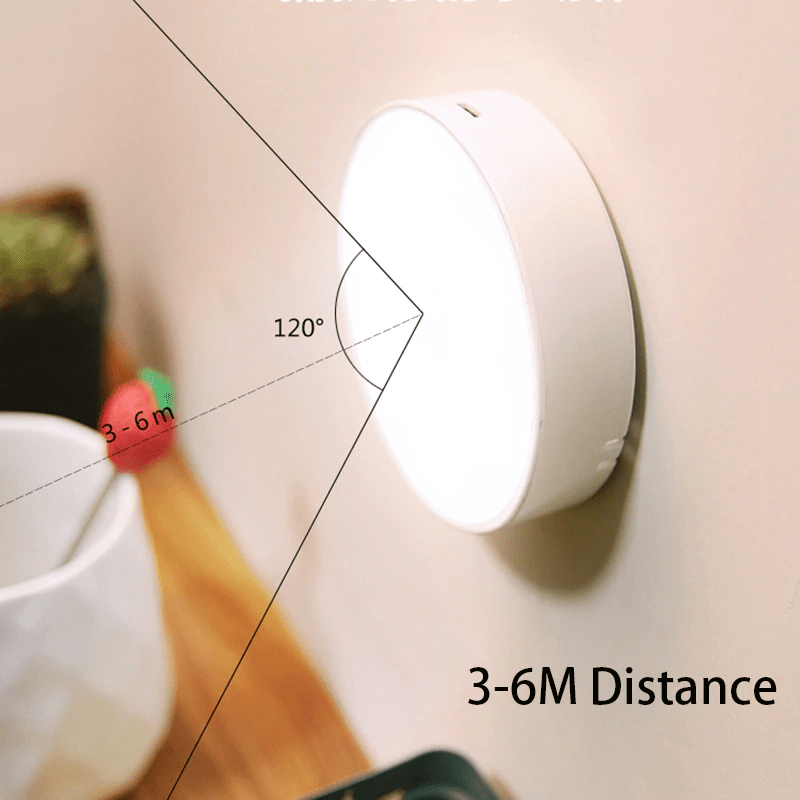 LED Night Light PIR Infrared Motion Sensor USB Rechargeable -Non Switchable